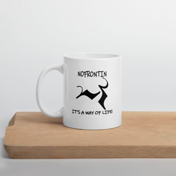 NF White glossy mug - Image 4