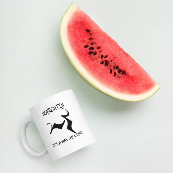NF White glossy mug - Image 3
