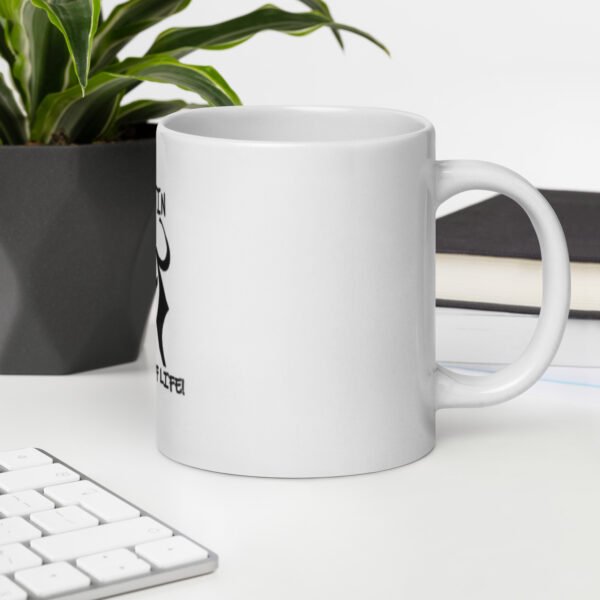 NF White glossy mug - Image 10